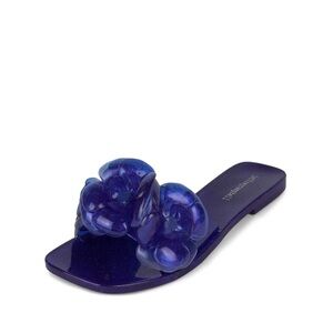 Jeffrey Campbell Blue Slide Sandals